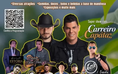 Santa Maria da Serra: Prefeitura divulga programação completa do 5° Festival Gastronômico da Mandioca