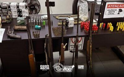 Torrinha: Armas e munições são apreendidas em propriedade rural