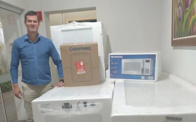 Mineiros do Tietê: Prefeito Gustavo Chitinha anuncia compra de eletrodomésticos para as escolas