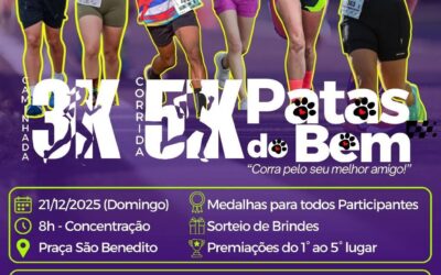 Santa Maria da Serra: Município promove corrida solidária “Patas do Bem SMS” em apoio à causa animal