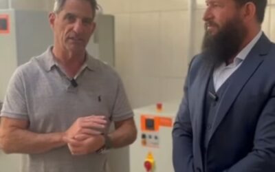 Dourado: Prefeito Juninho Rogante e o empresário Flávio Maluf inauguram reforma da lavanderia do Hospital Dr. Ídio Carli