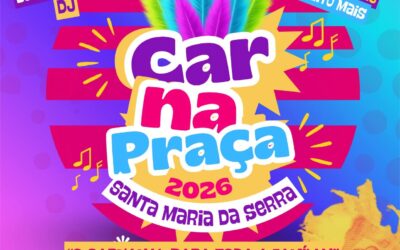 Santa Maria da Serra: Carnapraça 2026 promete três dias de folia e diversão para toda a família