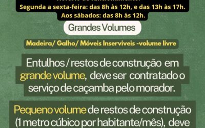 Torrinha: Prefeitura reforça uso correto do Ecoponto Municipal para descarte de resíduos